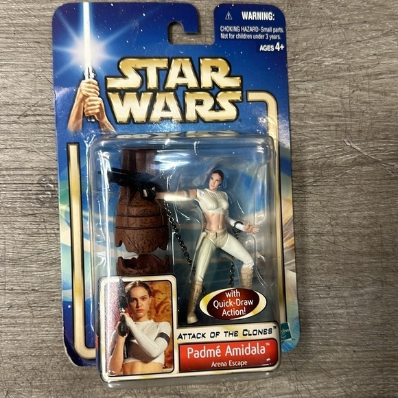 Star Wars Episode II: Padme Amidala Action Figure FACTORY SEALED - Picture 2 of 6